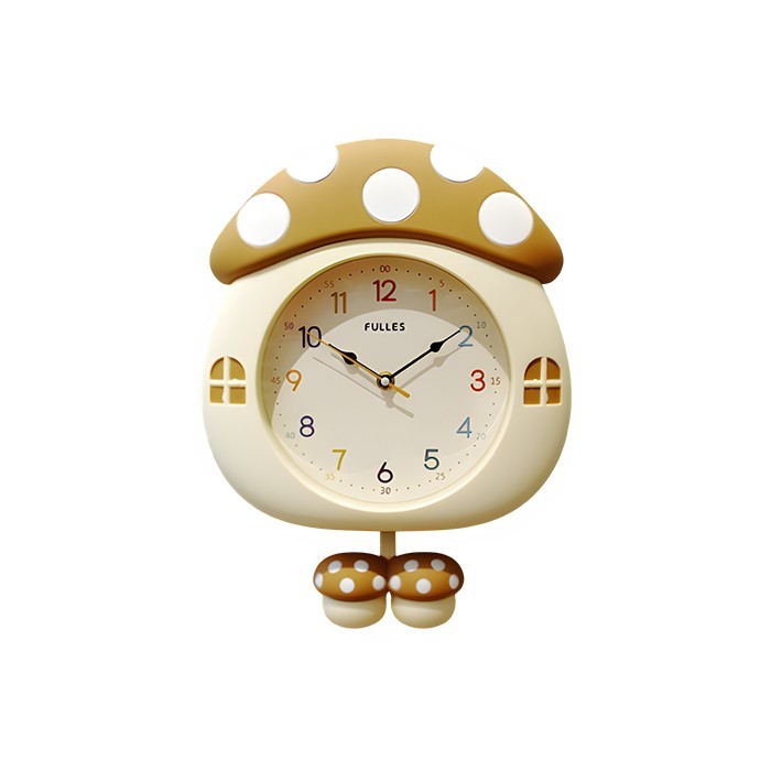 Mushroom Ρολόι Τοίχου Μανιτάρι 