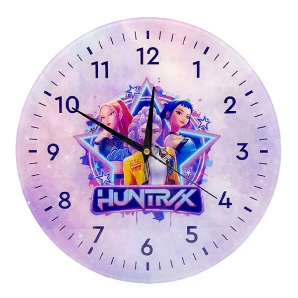 Huntrix Ρολόι Τοίχου Plexiglass 30cm