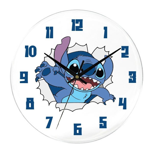 Stitch Ρολόι Τοίχου Plexiglass 30cm