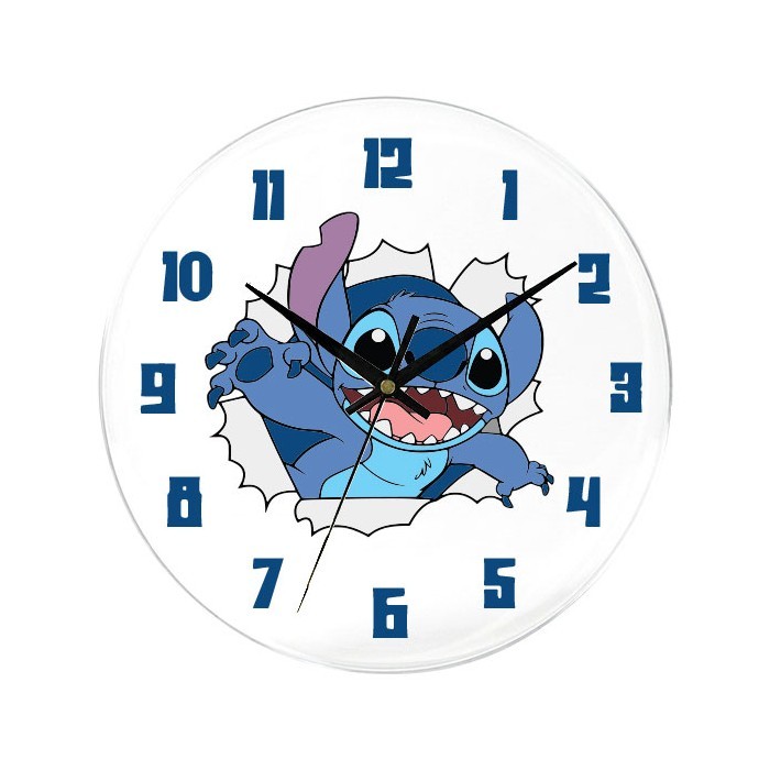 Stitch Ρολόι Τοίχου Plexiglass 30cm