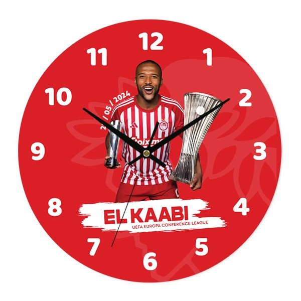 EL KAABI Ρολόι Τοίχου Plexiglass 30cm