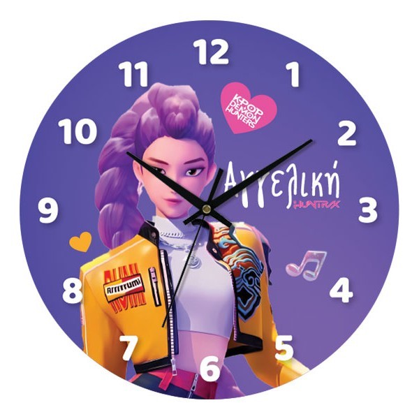K-Pop Ρολόι Τοίχου Plexiglass Εξατομικευμένο 30cm