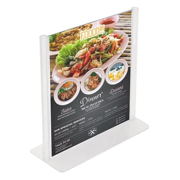 Acrylic Stand A4 Από Plexiglass | Επιτραπέζια Στάντ Πλέξιγκλας