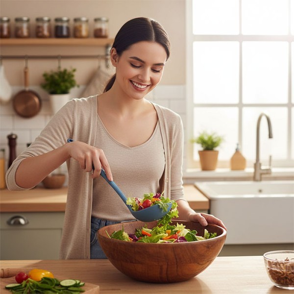 Kitchen Κουτάλα Σιλικόνης Μπλε