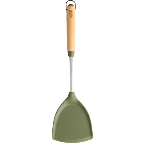 Silicone Turner Σπάτουλα Σιλικόνης Ξύλινη Λαβή 