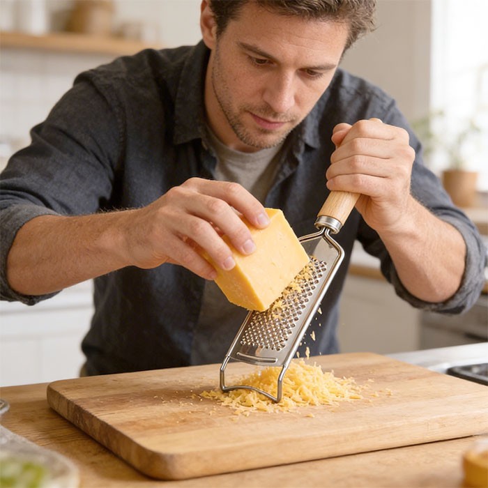 Grater Τρίφτης Μαγειρικής Ξύλινη Λαβή