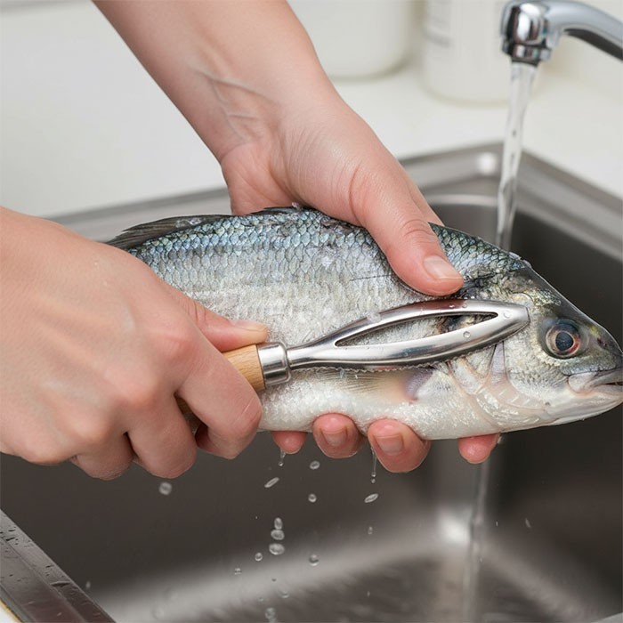 Fish Descaler Εργαλείο Καθαρισμού Λέπια Ψαριού