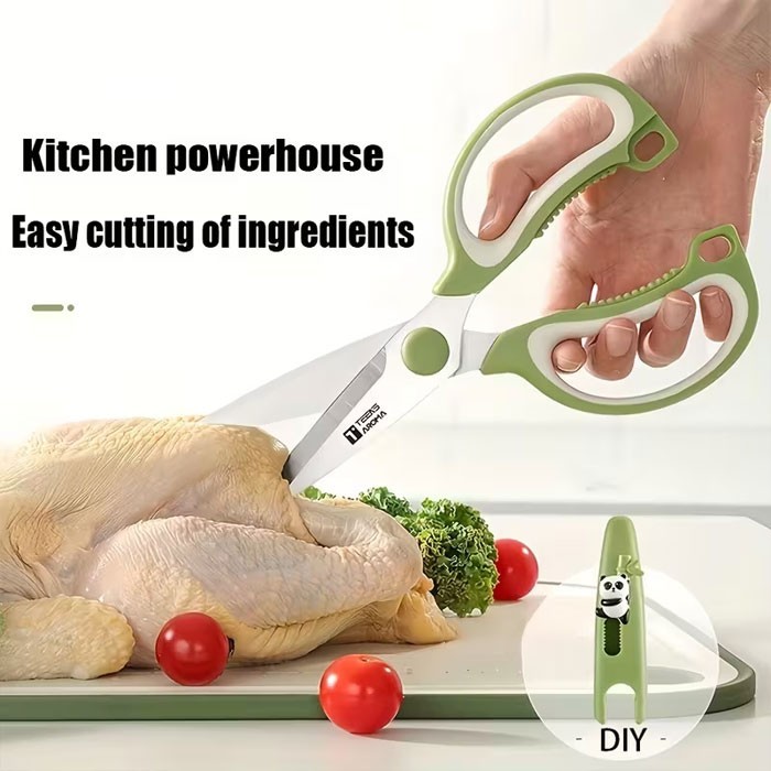 Panda Scissor Ψαλίδι Κουζίνας Πολλαπλών Χρήσεων