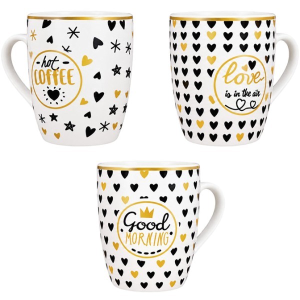 HeartDot Κερμαμική Κούπα 8cm 210ml Good Morning
