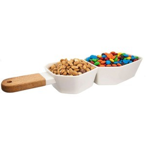 Tessie & Jessie Dual Bowl Διπλό Μπολ Σερβιρίσματος Ξηρών Καρπών