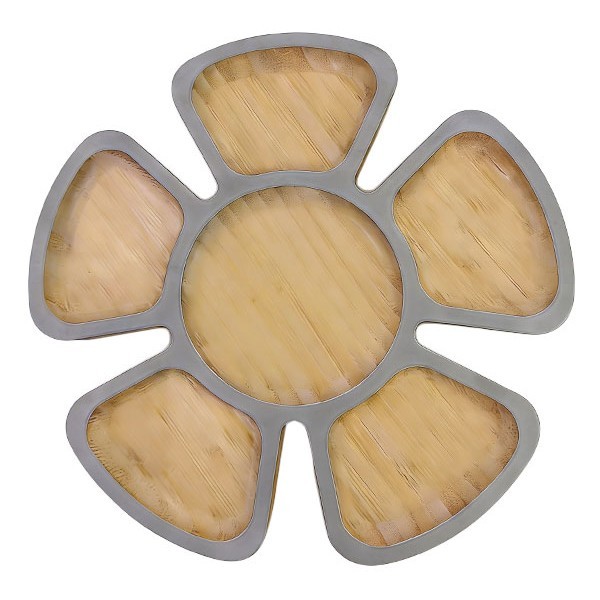 Snack Bowl Δίσκος Σερβιρίσματος Ξηρών Καρπών Λευκό