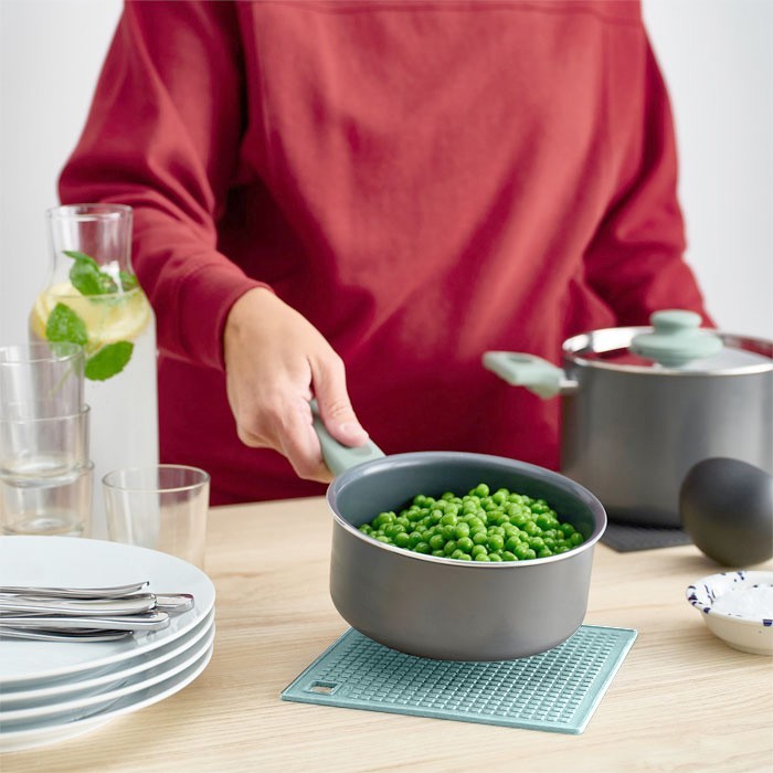 SilBase Τετράγωνη Βάση Σιλικόνης Σετ 2 Τεμαχίων