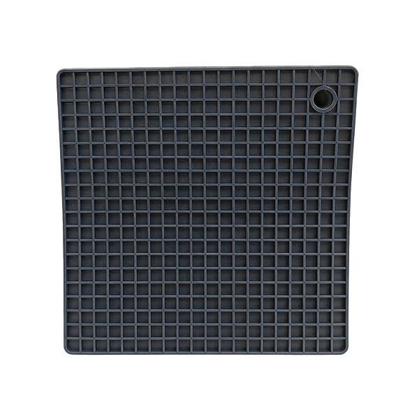 Square Θερμομονωτική Βασή Σιλικόνης Γκρι