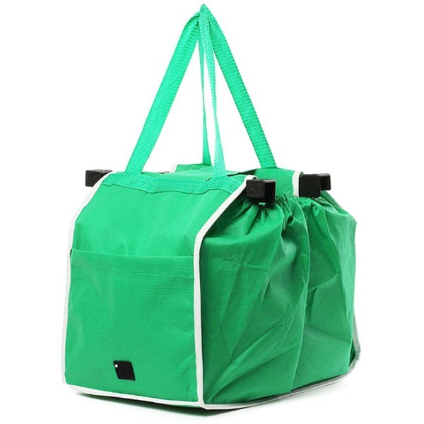 Levar Αναδιπλούμενη Τσάντα Για Ψώνια Πράσινη 36x25cm