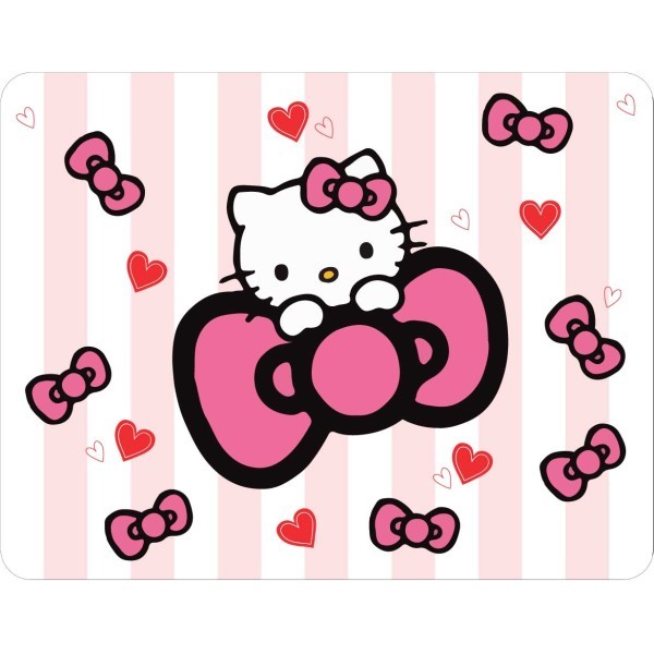 Hello Kitty Bow Σουπλά Από PVC Με Εκτύπωση