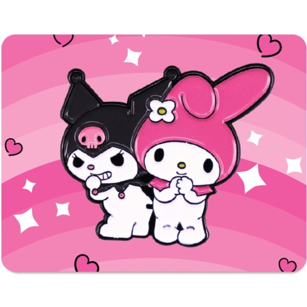 Kuromi and MyMelody Σουπλά Από PVC Με Εκτύπωση