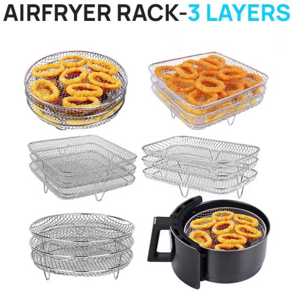 Grill Σχάρα Ψησίματος για Air Fryer