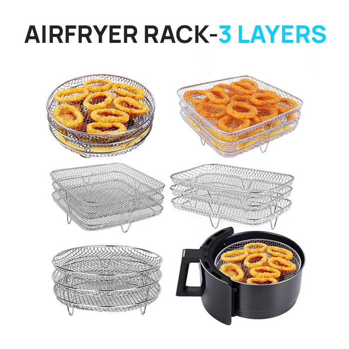 Grill Σχάρα Ψησίματος για Air Fryer