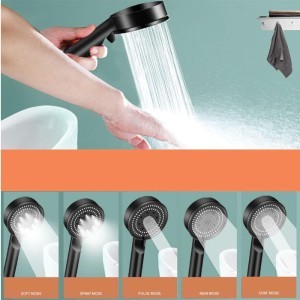 Luxury Bath Τηλέφωνο Μπάνιου Πολλαπλών Λειτουργιών με Καλώδιο και Βάση Στήριξης