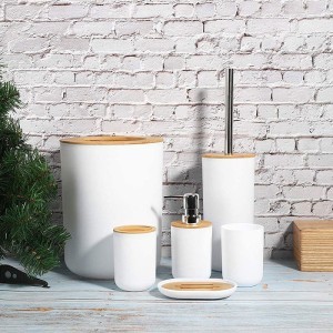 Zero Αξεσουάρ Μπάνιου Σετ 6 Τεμαχιών