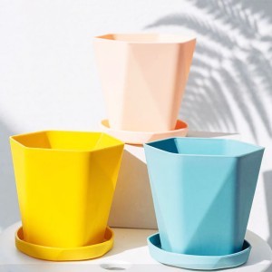 Croft Γλάστρα Με Πιάτο Πλαστική 14,5x15,5cm