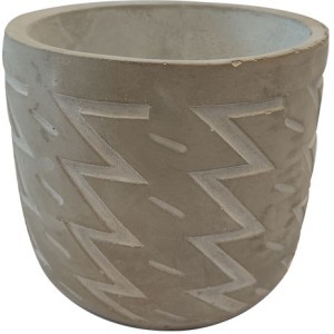 Zig-Zag Κεραμικό Κασπώ 13.5x13.5x12.5cm