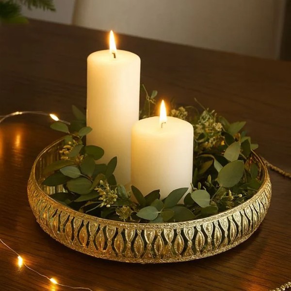 Vanilla Αρωματικό Κερί Κορμός Λευκό 7x13cm