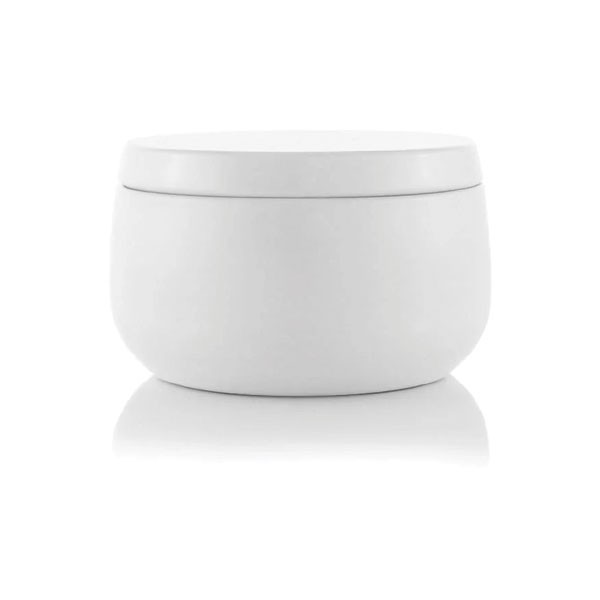 Vanilla Αρωματικό Κερί Σε Λευκό Μεταλλικό Δοχείο Δ 6,6cm