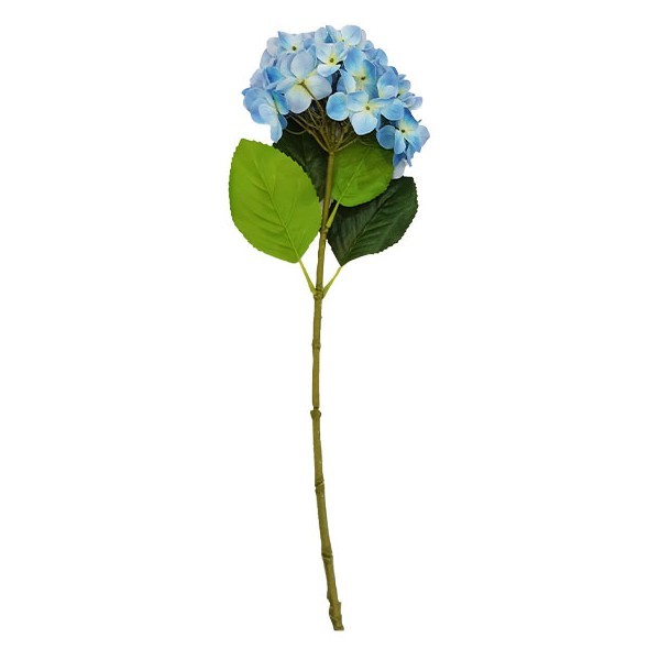 Hydrangea Stem Τεχνητό Λουλούδι 65cm Γαλάζιο