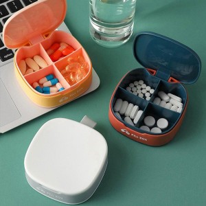 Medico Κουτί Σιλικόνης για Χάπια 7,5x7,5x3cm