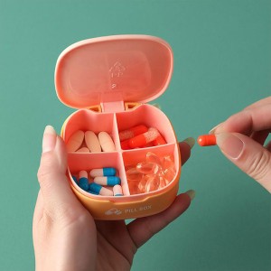 Medico Κουτί Σιλικόνης για Χάπια 7,5x7,5x3cm