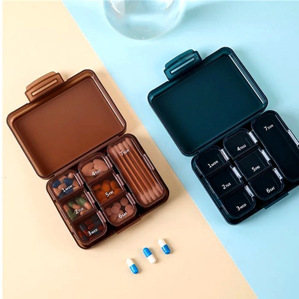 Tablet Φορητή Θήκη Φαρμάκων Λευκή 11x8,5x2,8cm