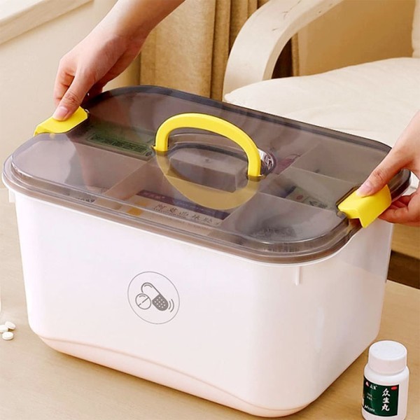 Cura Κουτί Αποθήκευσης Φαρμακευτικών Ειδών 29x21x18cm Γαλάζιο