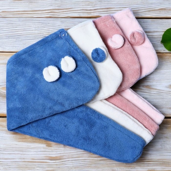 Towel Cap Σκουφάκι Για Στέγνωμα Μαλλιών