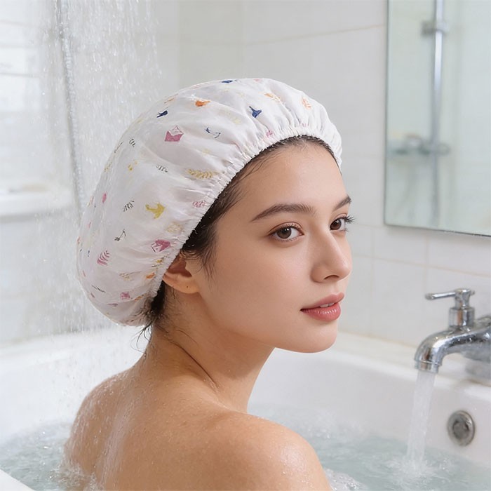 Waterproof Cap Αδιάβροχο Σκουφάκι Μπάνιου