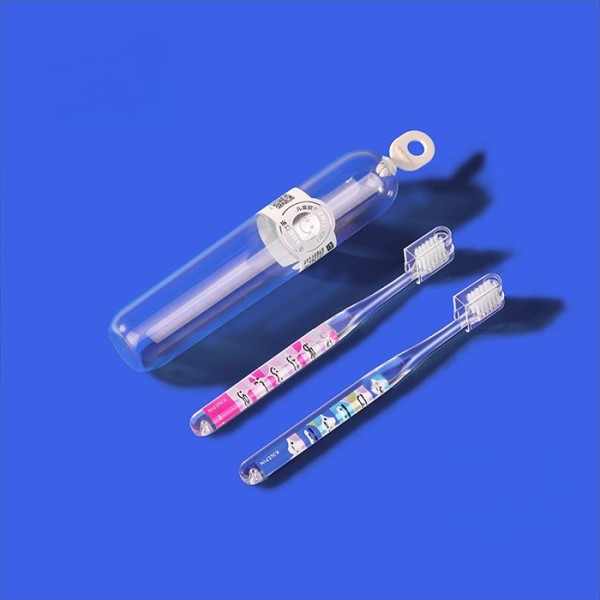 Mini Tooth Σετ 2 Παιδικές Οδοντόβουρτες Με Μαλακές Τρίχες Burger