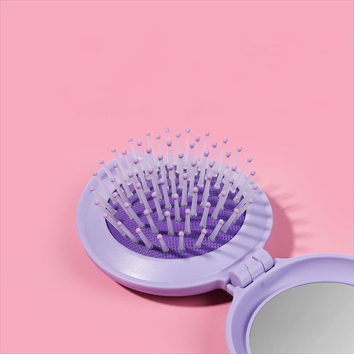 Portable Mirror Φορητός Πτυσσόμενος Καθρέφτης Χτένα