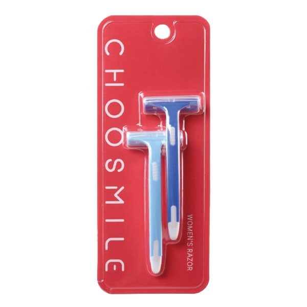 Choosmile 2τεμ Ξυραφάκια Προσώπου & Σώματος Μπλε-Γαλάζιο