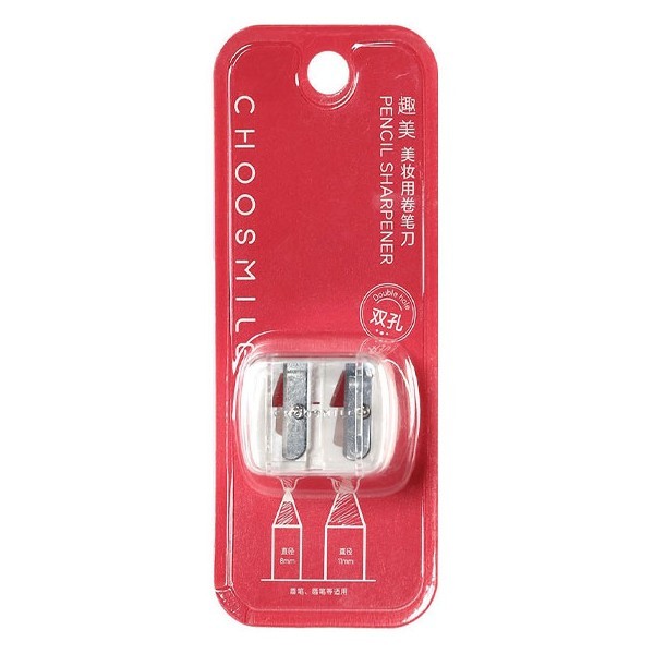 Pencil Sharpener Ξύστρα Για Μολύβια Με Δύο Τρύπες Λευκό