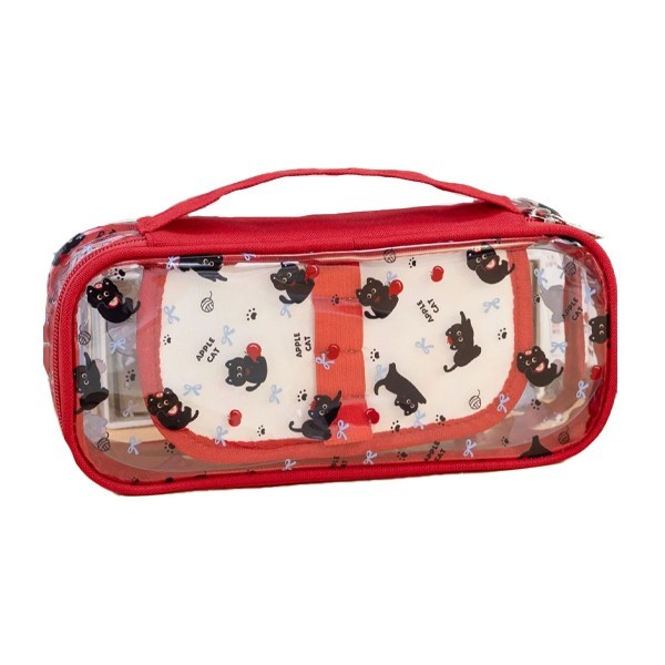 Apple Cats Red Νεσεσέρ Με Σχέδιο Γάτα