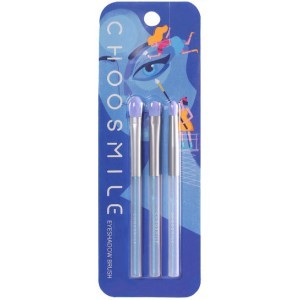 Choosmile Eye Brushes Σετ Βουρτσάκια Ματιών 3τεμ