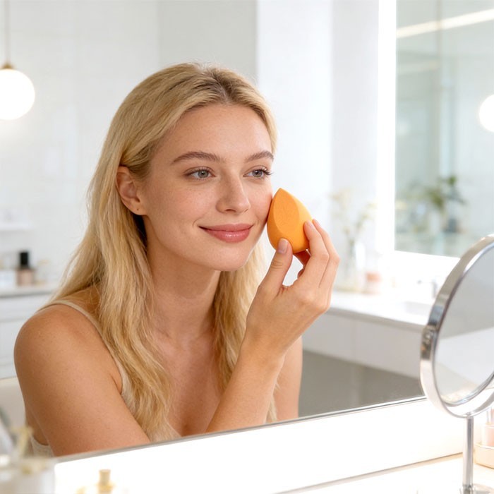 Sponges Set 3 Σφουγγαράκια Ομορφιάς Απαλή Και Ομοιόμορφη Εφαρμογή Μακιγιάζ