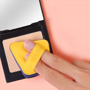 Kinepin Puff Σφουγγαράκι Πούδρας Απαλή Και Ομοιόμορφη Εφαρμογή Μπλε