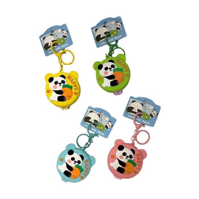 Carrot Panda Φορητός Καθρέφτης Με Χτενάκι