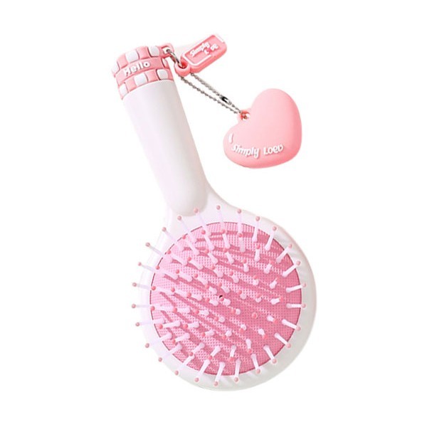 Simply love Στρογγυλή Χτένα Μαλλιών Με Καθρεφτάκι