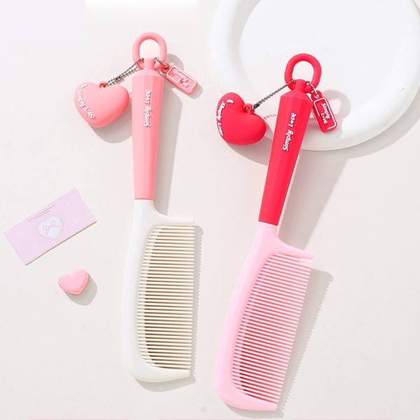 Simply love Χτένα Μαλλιών Με Λαβή Μαλλιών Ροζ