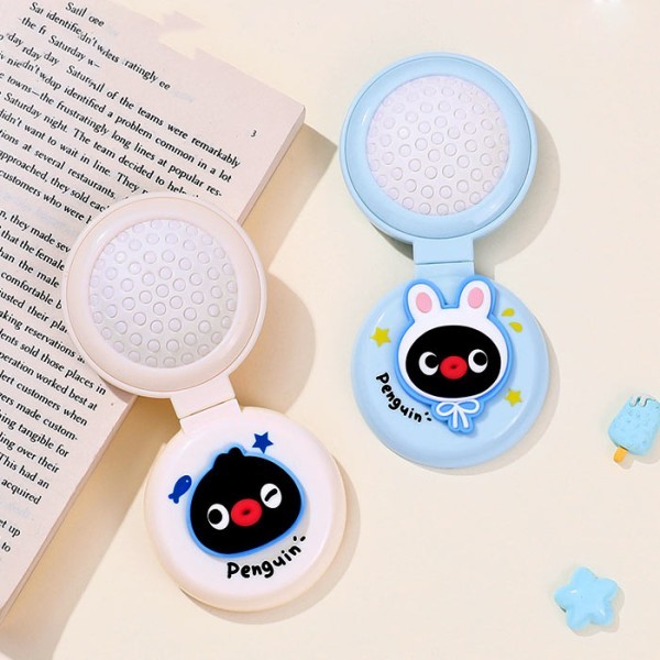 Pigu Penguin Πτυσσόμενη Χτένα Μαλλιών Πιγκουίνος Λευκός