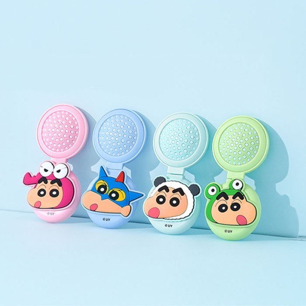 Shin Chan Πτυσσόμενη Παιδική Χτένα Μάσκα Δράσης Γαλάζιο