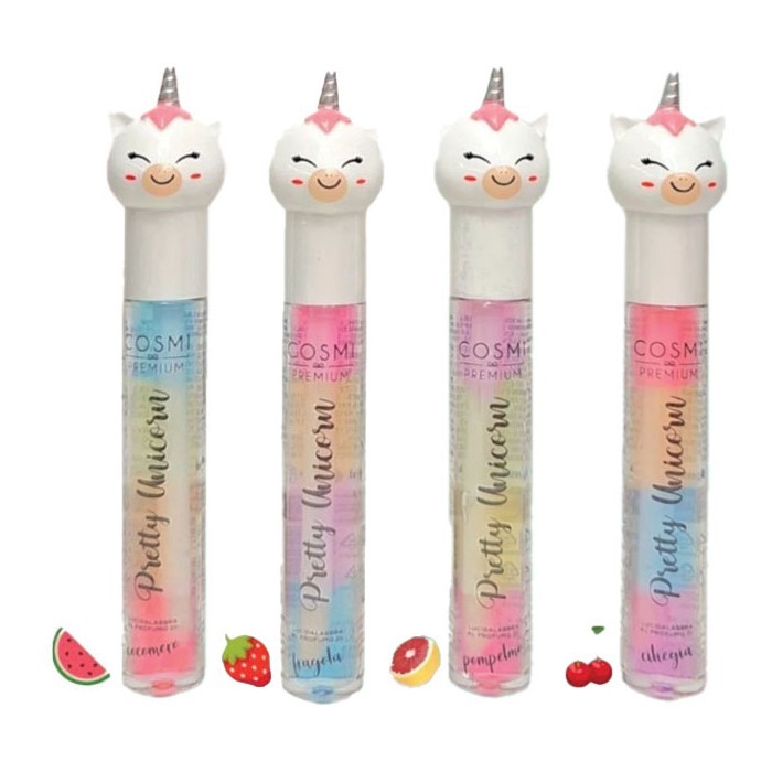 Cosmi Kiss Me Unicorn Παιδικό Λιπ Γκλος Με Άρωμα 2.5ml