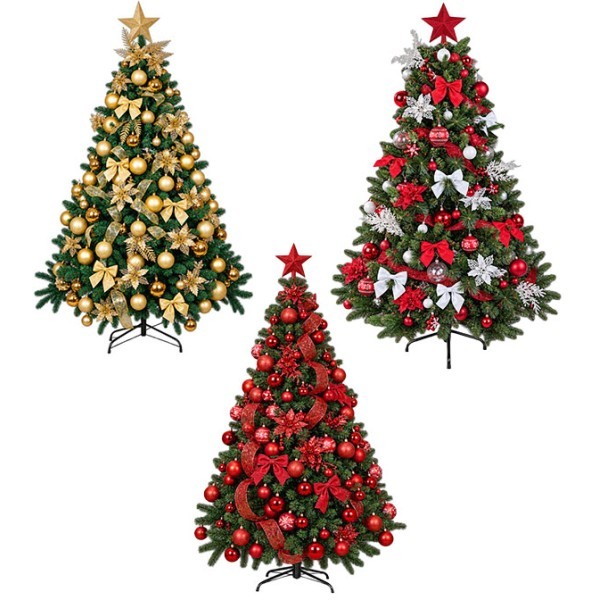 Tree Deco Σετ Ολοκληρωμένου Στολισμού Δέντρου 120 Τεμ Red